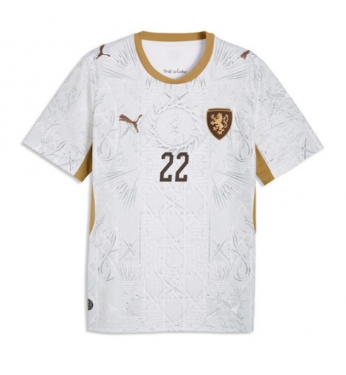 Tsjechië Tomas Soucek #22 Uit tenue WK 2026 Voetbalshirt Korte Mouw 2 Tsjechië Tomas Soucek #22 Uit tenue WK 2026 Voetbalshirt Korte Mouw 2