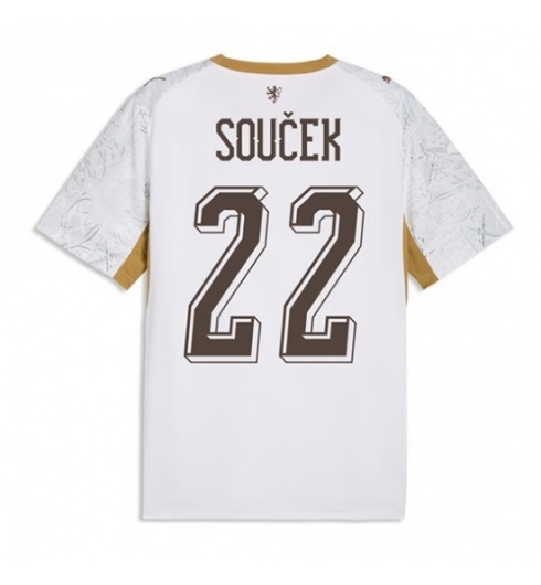 Tsjechië Tomas Soucek #22 Uit tenue WK 2026 Voetbalshirt Korte Mouw Tsjechië Tomas Soucek #22 Uit tenue WK 2026 Voetbalshirt Korte Mouw
