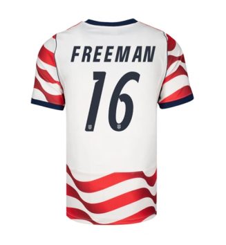 Verenigde Staten Alex Freeman #16 Thuis tenue WK 2026 Voetbalshirt Korte Mouw Verenigde Staten Alex Freeman #16 Thuis tenue WK 2026 Voetbalshirt Korte Mouw