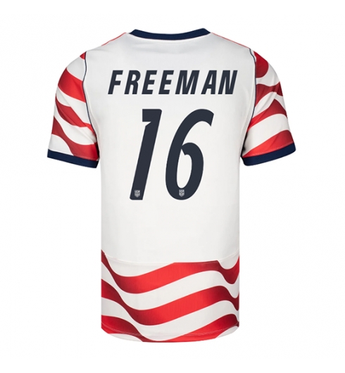 Verenigde Staten Alex Freeman #16 Thuis tenue WK 2026 Voetbalshirt Korte Mouw Verenigde Staten Alex Freeman #16 Thuis tenue WK 2026 Voetbalshirt Korte Mouw