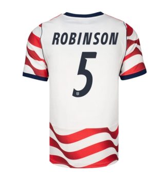 Verenigde Staten Antonee Robinson #5 Thuis tenue WK 2026 Voetbalshirt Korte Mouw Verenigde Staten Antonee Robinson #5 Thuis tenue WK 2026 Voetbalshirt Korte Mouw