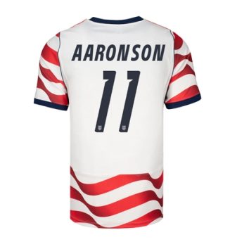 Verenigde Staten Brenden Aaronson #11 Thuis tenue WK 2026 Voetbalshirt Korte Mouw