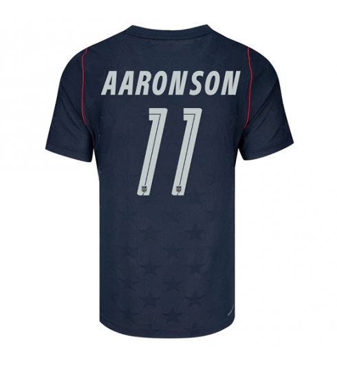 Verenigde Staten Brenden Aaronson #11 Uit tenue WK 2026 Voetbalshirt Korte Mouw Verenigde Staten Brenden Aaronson #11 Uit tenue WK 2026 Voetbalshirt Korte Mouw
