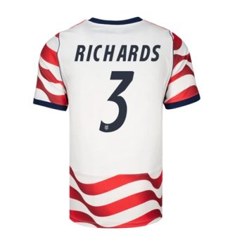 Verenigde Staten Chris Richards #3 Thuis tenue WK 2026 Voetbalshirt Korte Mouw Verenigde Staten Chris Richards #3 Thuis tenue WK 2026 Voetbalshirt Korte Mouw