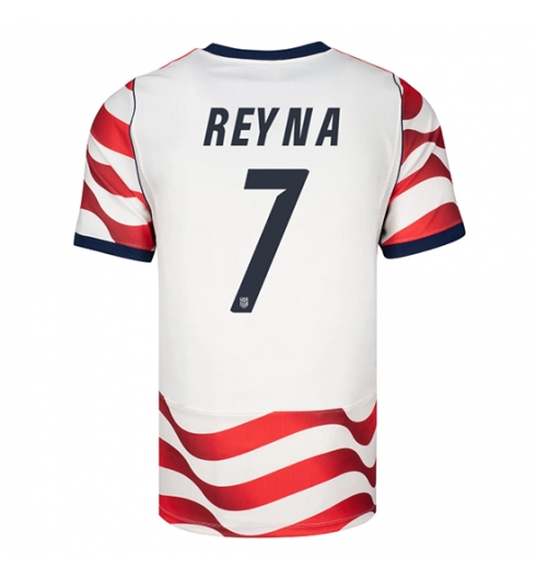 Verenigde Staten Giovanni Reyna #7 Thuis tenue WK 2026 Voetbalshirt Korte Mouw Verenigde Staten Giovanni Reyna #7 Thuis tenue WK 2026 Voetbalshirt Korte Mouw
