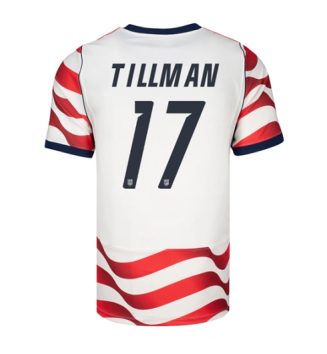 Verenigde Staten Malik Tillman #17 Thuis tenue WK 2026 Voetbalshirt Korte Mouw Verenigde Staten Malik Tillman #17 Thuis tenue WK 2026 Voetbalshirt Korte Mouw