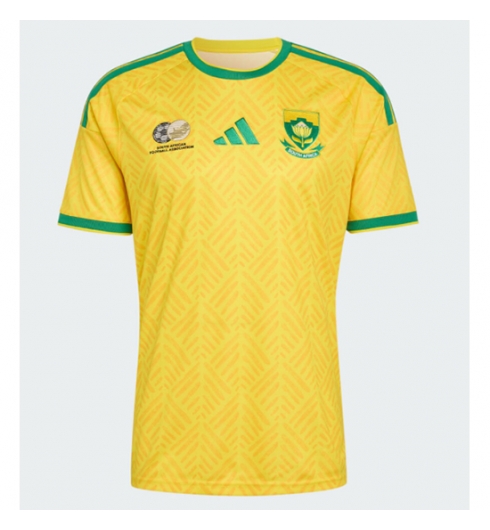 Zuid-Afrika Thuis tenue WK 2026 Voetbalshirt Korte Mouw Zuid-Afrika Thuis tenue WK 2026 Voetbalshirt Korte Mouw