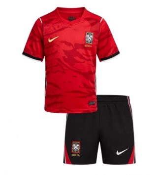 Zuid-Korea Thuis tenue Kids WK 2026 Voetbalshirt Korte Mouw + Shorts