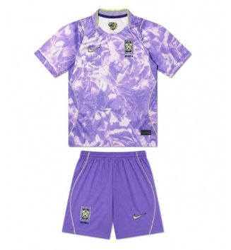Zuid-Korea Uit tenue Kids WK 2026 Voetbalshirt Korte Mouw + Shorts