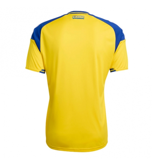 Zweden Thuis tenue WK 2026 Voetbalshirt Korte Mouw 2 Zweden Thuis tenue WK 2026 Voetbalshirt Korte Mouw 2