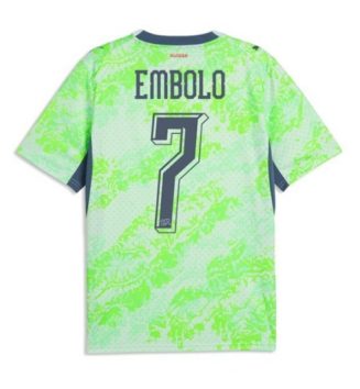 Zwitserland Breel Embolo #7 Uit tenue WK 2026 Voetbalshirt Korte Mouw