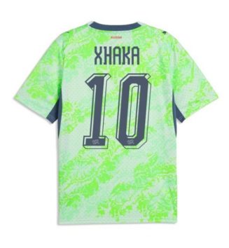 Zwitserland Granit Xhaka #10 Uit tenue WK 2026 Voetbalshirt Korte Mouw