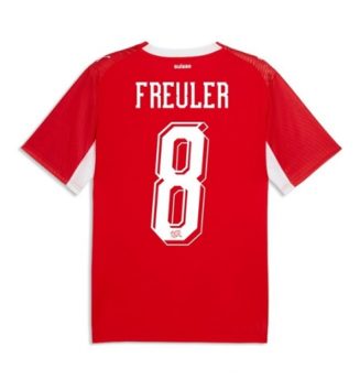 Zwitserland Remo Freuler #8 Thuis tenue WK 2026 Voetbalshirt Korte Mouw