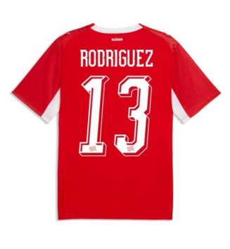 Zwitserland Ricardo Rodriguez #13 Thuis tenue WK 2026 Voetbalshirt Korte Mouw