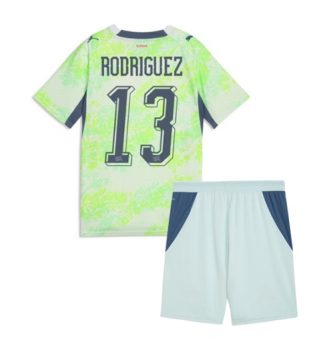 Zwitserland Ricardo Rodriguez #13 Uit tenue Kids WK 2026 Voetbalshirt Korte Mouw + Shorts Zwitserland Ricardo Rodriguez #13 Uit tenue Kids WK 2026 Voetbalshirt Korte Mouw + Shorts