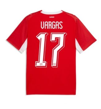 Zwitserland Ruben Vargas #17 Thuis tenue WK 2026 Voetbalshirt Korte Mouw