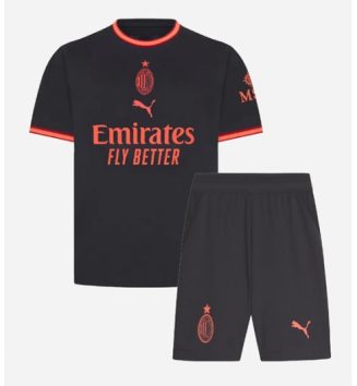AC Milan Derde tenue Kids 2026-27 Voetbalshirt Korte Mouw + Shorts