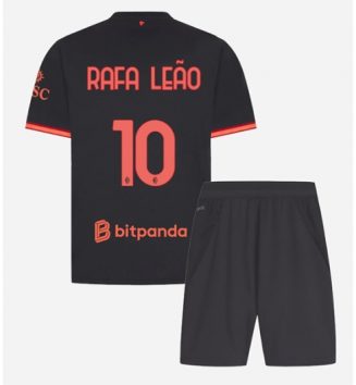 AC Milan Rafael Leao #10 Derde tenue Kids 2026-27 Voetbalshirt Korte Mouw + Shorts
