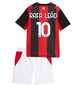 AC Milan Rafael Leao #10 Thuis tenue Kids 2026-27 Voetbalshirt Korte Mouw + Shorts