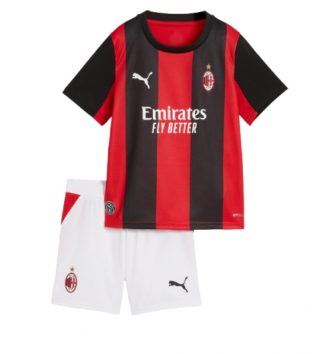 AC Milan Thuis tenue Kids 2026-27 Voetbalshirt Korte Mouw + Shorts