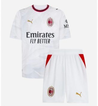 AC Milan Uit tenue Kids 2026-27 Voetbalshirt Korte Mouw + Shorts