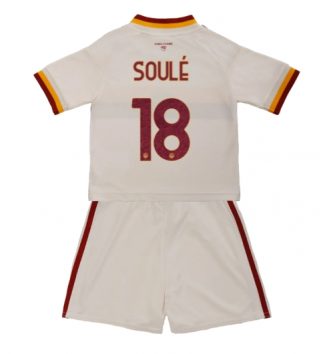 AS Roma Matias Soule #18 Uit tenue Kids 2026-27 Voetbalshirt Korte Mouw + Shorts