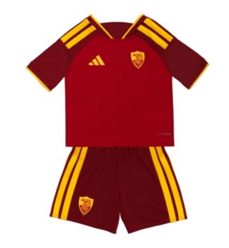 AS Roma Thuis tenue Kids 2026-27 Voetbalshirt Korte Mouw + Shorts