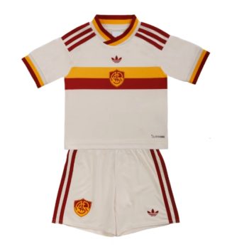 AS Roma Uit tenue Kids 2026-27 Voetbalshirt Korte Mouw + Shorts