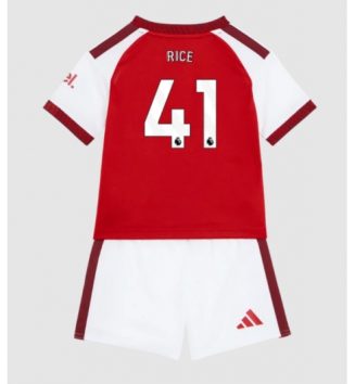 Arsenal Declan Rice #41 Thuis tenue Kids 2026-27 Voetbalshirt Korte Mouw + Shorts
