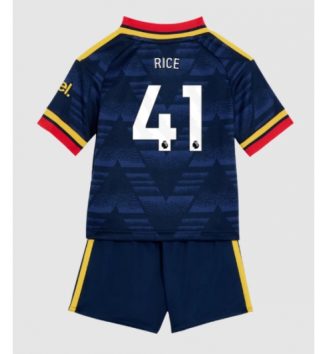 Arsenal Declan Rice #41 Uit tenue Kids 2026-27 Voetbalshirt Korte Mouw + Shorts