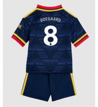 Arsenal Martin Odegaard #8 Uit tenue Kids 2026-27 Voetbalshirt Korte Mouw + Shorts