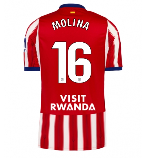 Atletico Madrid Nahuel Molina #16 Thuis tenue 2026-27 Voetbalshirt Korte Mouw Atletico Madrid Nahuel Molina #16 Thuis tenue 2026-27 Voetbalshirt Korte Mouw