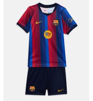 Barcelona Thuis tenue Kids 2026-27 Voetbalshirt Korte Mouw + Shorts Barcelona Thuis tenue Kids 2026-27 Voetbalshirt Korte Mouw + Shorts