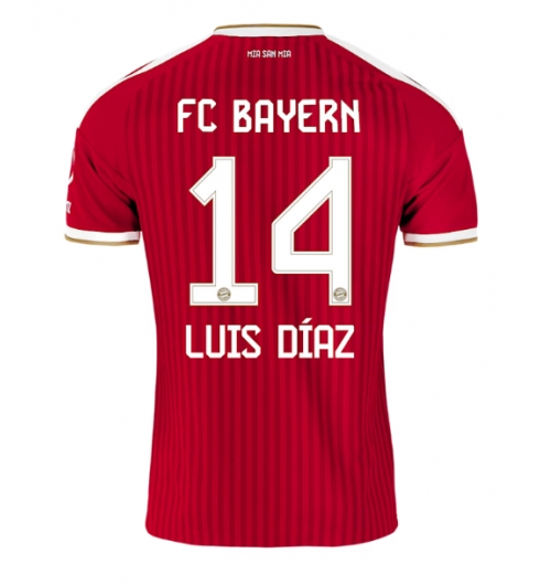 Bayern Munich Luis Diaz #14 Thuis tenue 2026-27 Voetbalshirt Korte Mouw Bayern Munich Luis Diaz #14 Thuis tenue 2026-27 Voetbalshirt Korte Mouw