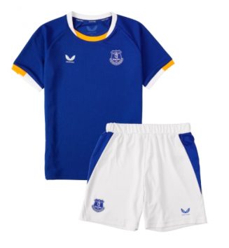 Everton Thuis tenue Kids 2026-27 Voetbalshirt Korte Mouw + Shorts
