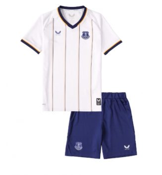 Everton Uit tenue Kids 2026-27 Voetbalshirt Korte Mouw + Shorts