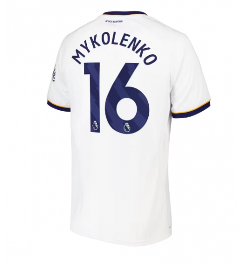 Everton Vitaliy Mykolenko #16 Uit tenue 2026-27 Voetbalshirt Korte Mouw Everton Vitaliy Mykolenko #16 Uit tenue 2026-27 Voetbalshirt Korte Mouw
