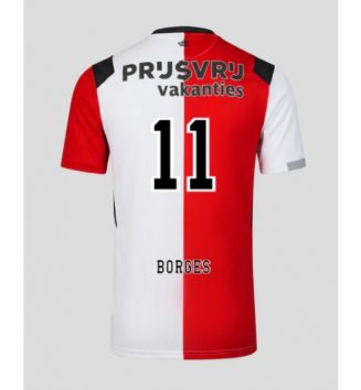 Feyenoord Goncalo Borges #11 Thuis tenue 2026-27 Voetbalshirt Korte Mouw Feyenoord Goncalo Borges #11 Thuis tenue 2026-27 Voetbalshirt Korte Mouw