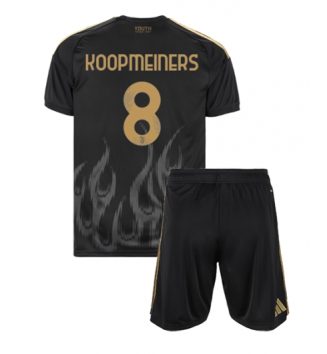 Juventus Teun Koopmeiners #8 Derde tenue Kids 2026-27 Voetbalshirt Korte Mouw + Shorts