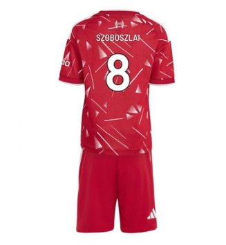 Liverpool Dominik Szoboszlai #8 Thuis tenue Kids 2026-27 Voetbalshirt Korte Mouw + Shorts
