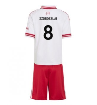 Liverpool Dominik Szoboszlai #8 Uit tenue Kids 2026-27 Voetbalshirt Korte Mouw + Shorts