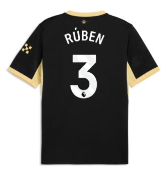 Manchester City Ruben Dias #3 Uit tenue 2026-27 Voetbalshirt Korte Mouw