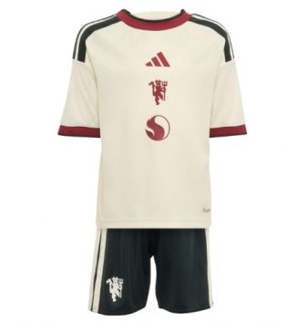 Manchester United Derde tenue Kids 2026-27 Voetbalshirt Korte Mouw + Shorts