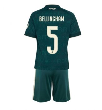 Real Madrid Jude Bellingham #5 Uit tenue Kids 2026-27 Voetbalshirt Korte Mouw + Shorts Real Madrid Jude Bellingham #5 Uit tenue Kids 2026-27 Voetbalshirt Korte Mouw + Shorts