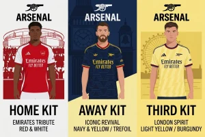 De Arsenal-tenuecollectie voor 2026/27: traditie, nostalgie en een frisse blik.
