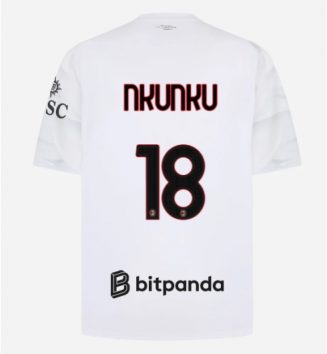 AC Milan Christopher Nkunku #18 Uit tenue 2026-27 Voetbalshirt Korte Mouw AC Milan Christopher Nkunku #18 Uit tenue 2026-27 Voetbalshirt Korte Mouw