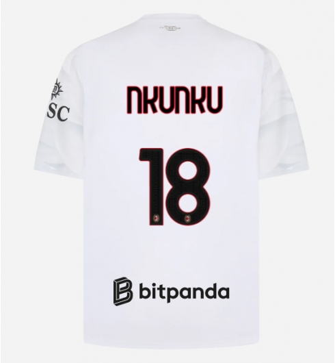AC Milan Christopher Nkunku #18 Uit tenue 2026-27 Voetbalshirt Korte Mouw AC Milan Christopher Nkunku #18 Uit tenue 2026-27 Voetbalshirt Korte Mouw