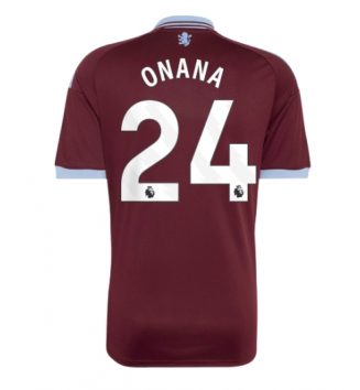 Aston Villa Amadou Onana #24 Thuis tenue 2026-27 Voetbalshirt Korte Mouw Aston Villa Amadou Onana #24 Thuis tenue 2026-27 Voetbalshirt Korte Mouw