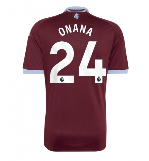 Aston Villa Amadou Onana #24 Thuis tenue 2026-27 Voetbalshirt Korte Mouw Aston Villa Amadou Onana #24 Thuis tenue 2026-27 Voetbalshirt Korte Mouw