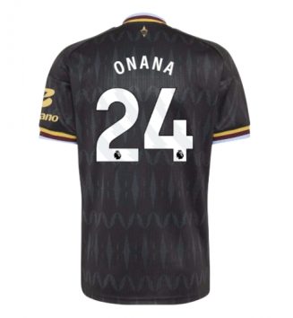 Aston Villa Amadou Onana #24 Uit tenue 2026-27 Voetbalshirt Korte Mouw Aston Villa Amadou Onana #24 Uit tenue 2026-27 Voetbalshirt Korte Mouw